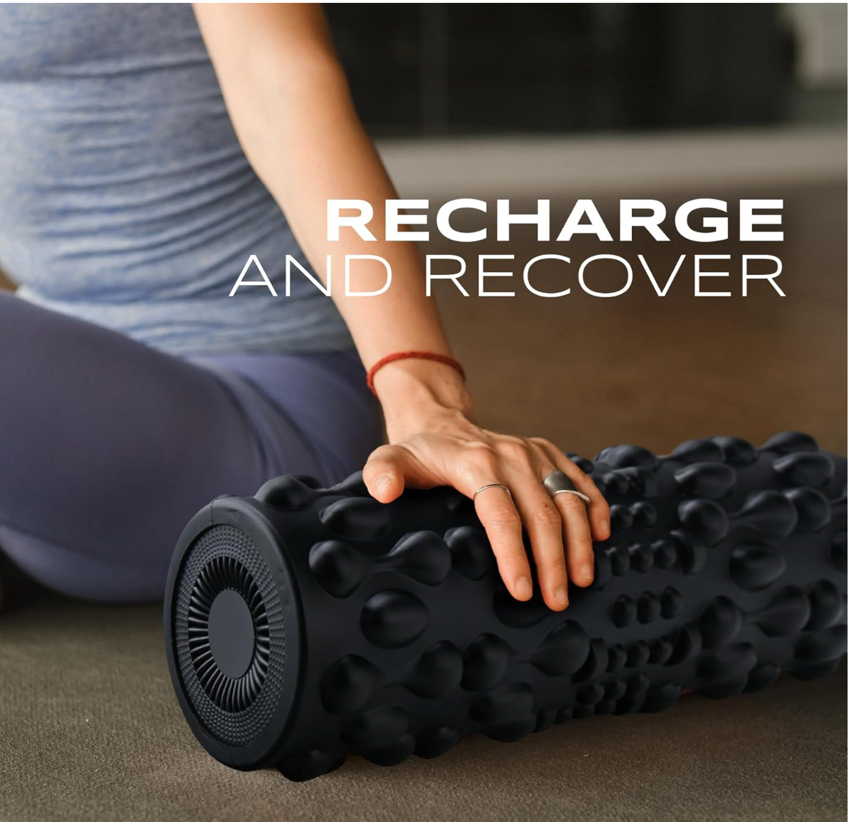 High-Intensity 5-Speed Vibrating Foam Roller – Deep Muscle Recovery & Pain Relief