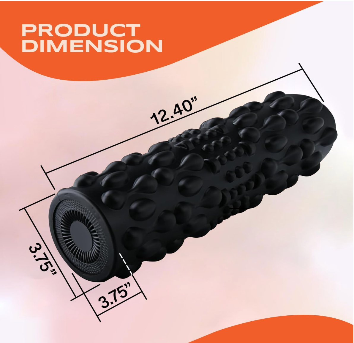 High-Intensity 5-Speed Vibrating Foam Roller – Deep Muscle Recovery & Pain Relief