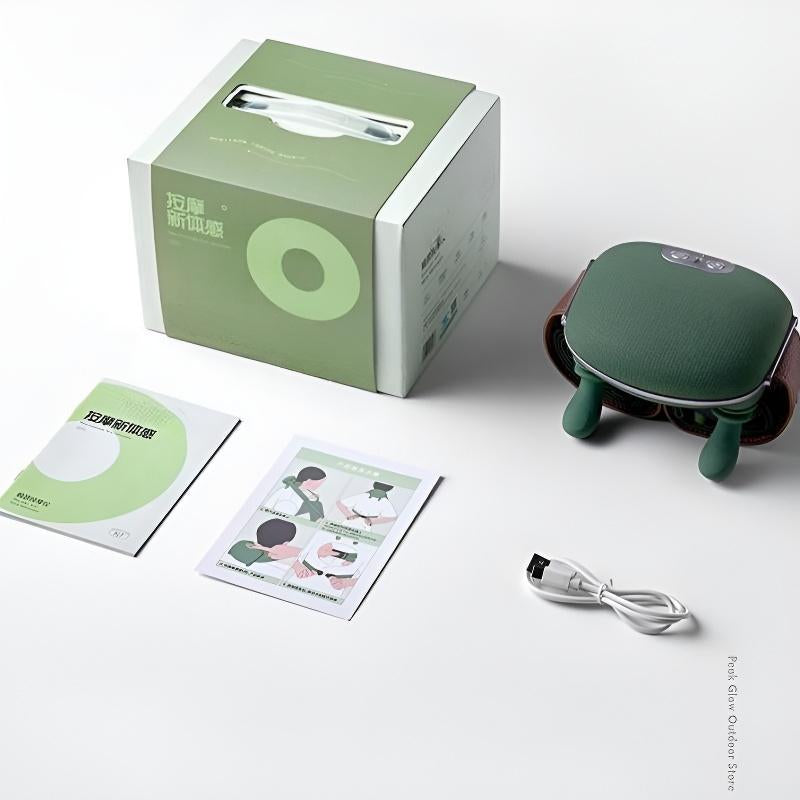 Master Hand N7-Green Cervical Spine Massager with Advanced Kneading Technology for Deep Muscle Relaxation & Hot Compress Function for Neck & Shoulder Tension Relief - Daily